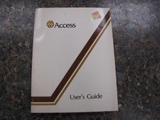 RARE HTF Original Access Computer System User's Guide 1st Edition 1983- HJ9