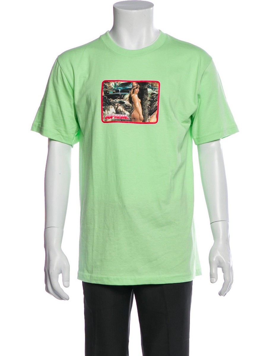 Supreme Larry Clark Girl Tee - Green Large - SS17 Photo Tee