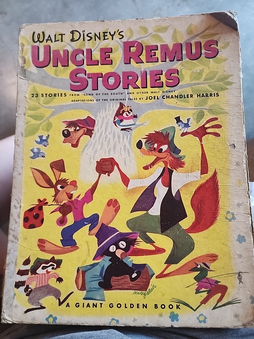 Walt Disney's Uncle Remus Stories A Giant Golden Book Dated 1947