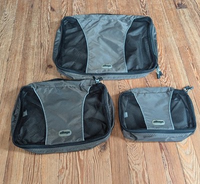 Ebags Packing Cubes Gray Set Of 3 Large Medium Small Travel Organizers