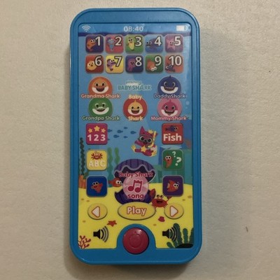 WowWee Baby Shark Electronic Learning Toy Smartphone Interactive Musical ( works