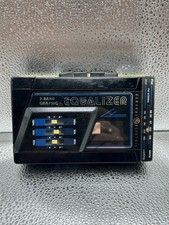 GE Radio Lettore Cassette 3 Bande Grafica Vintage -5436A Testato Funzionante