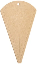 Acrylic Fabric Cutting Template for Scalloped Triangle Dear Jane