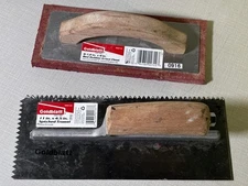 GOLDBLATT 11 IN X 4.5 IN NOTCHED TROWEL GO2413 SQUARE And Float