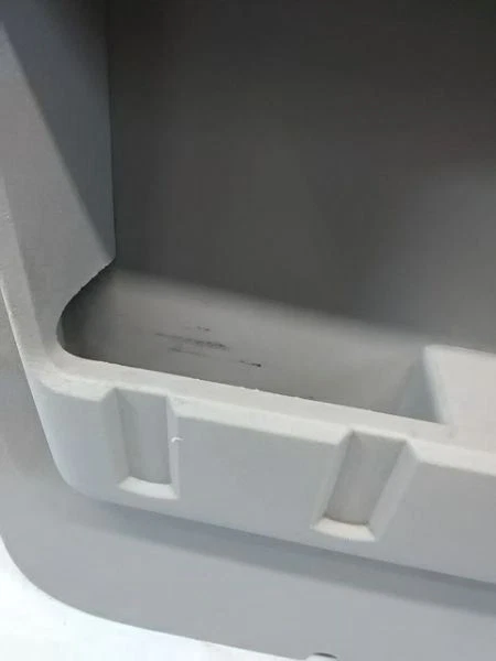 2009 Ford Truck F350 Super Duty Driver Side Rear Left Inner Trim Door Panel - Imagem 3 de 4