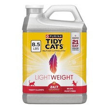 LightWeight Clumping Cat Litter with Clean Linen Scent, 8.5 lb Jug for Multi-Cat