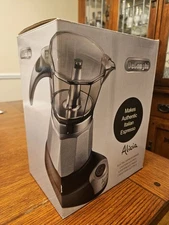 DeLonghi Alicia EMK6 Electric Moka Pot 3/6 Cup Coffee Maker New in Box