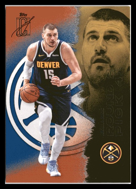 2025-26 Topps Signature Class #95 Nikola Jokić Blue & Orange