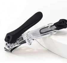 Nail Clippers for Seniors with Arthritis 360 Degree Rotary Fingernail Black 