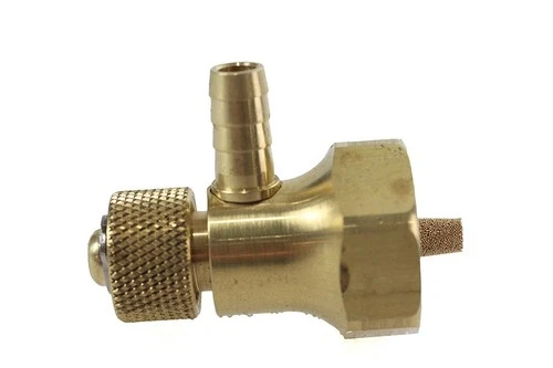 OKO 22mm Rotary 90° Petcock Brass for Custom Harley Models
