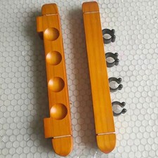 Élégant support mural pour repères de piscine en bois noir rouge jaune 4 fent