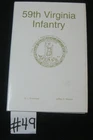 59th Virginia Infantry  Virginia Regimental History Series Signed 1st Ed