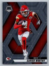 💎2025 Panini Mosaic Football #184 Xavier Worthy - Kansas City Chiefs💎