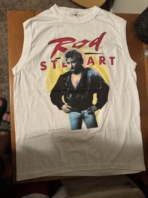 Rod Stewart Original Concert Shirt Vintage Large