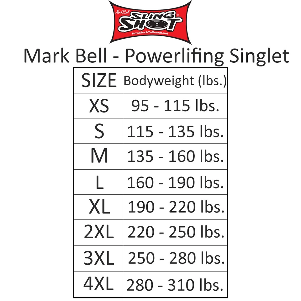 Sling Shot Classic POWER Powerlifting Singlet by Mark Bell - Medium - Red - Image 2 of 2