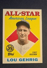 2023 Topps Series 2 - 1988 Topps All-Star Baseball Lou Gehrig #88AS-27