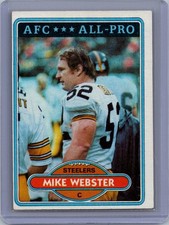 1980 Topps #350 Mike Webster