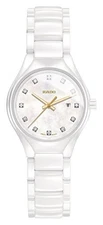 RADO True R27061902 White Ceramic Titanium Quartz Women's Watch New in Box
