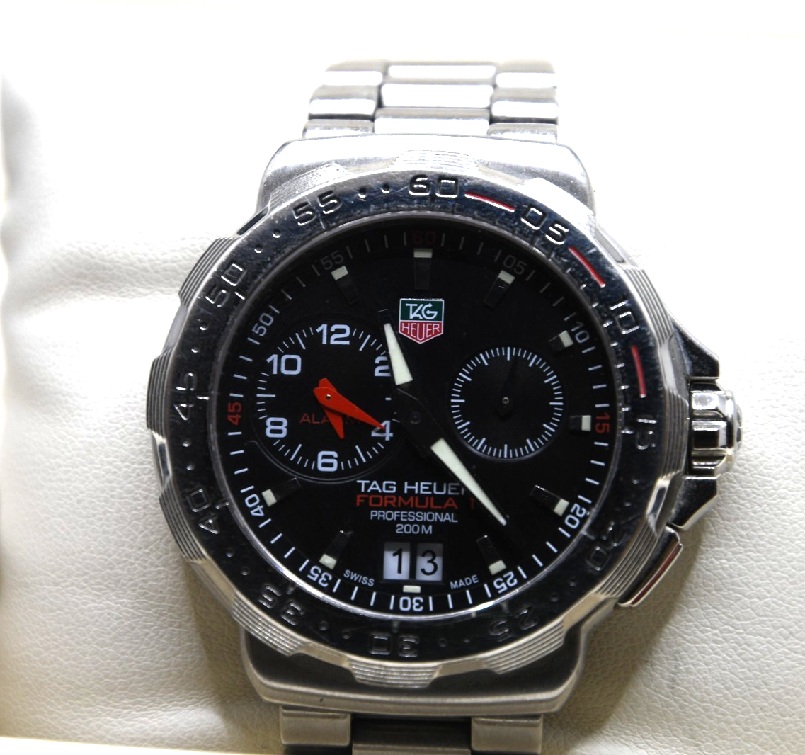 TAG Heuer Formula Men's Black Watch for sale