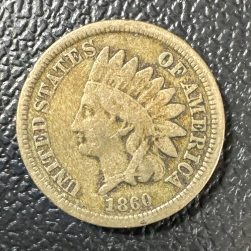 1860 CN INDIAN HEAD CENT PENNY G/VG - Exact COIN