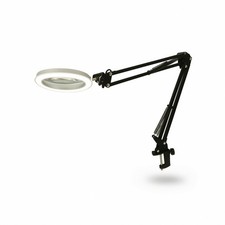 Clamp-on Magnifying Lamp LED Desk Magnifying Lamp Eye-Friendly for Reading