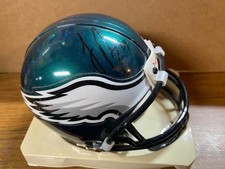 Jon Runyan Signed Autograph Philadelphia Eagles MINI Helmet APE COA