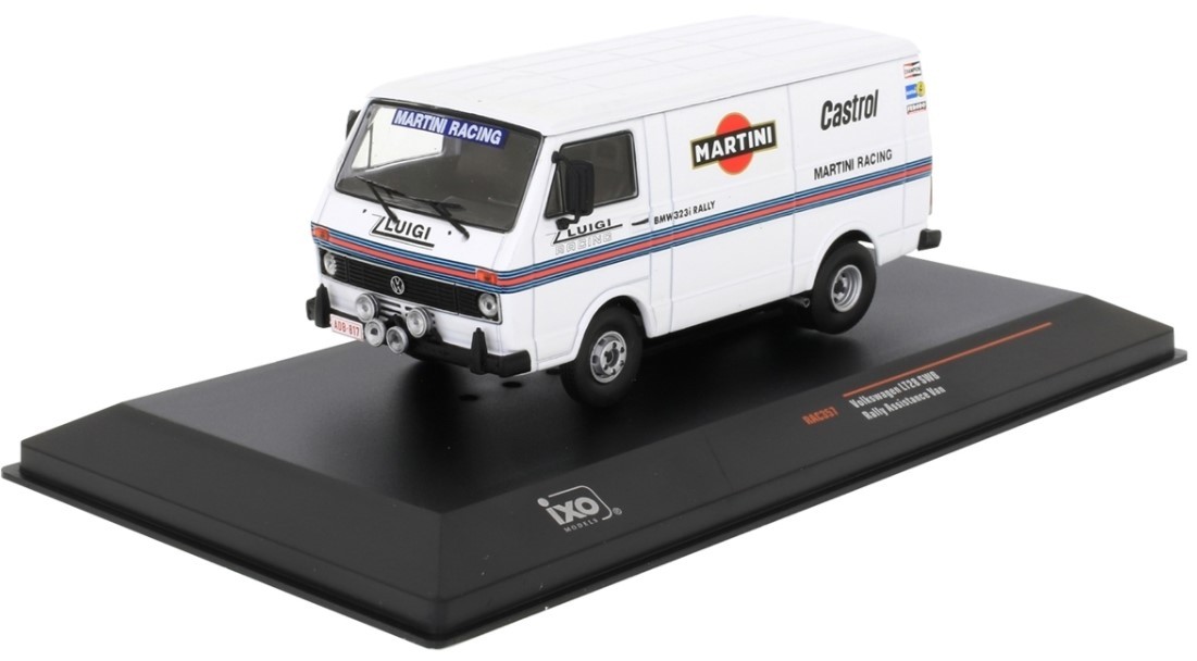 Modèle réduit Volkswagen LT28 SWB Rallye Assistance Martini IXO 1/43
