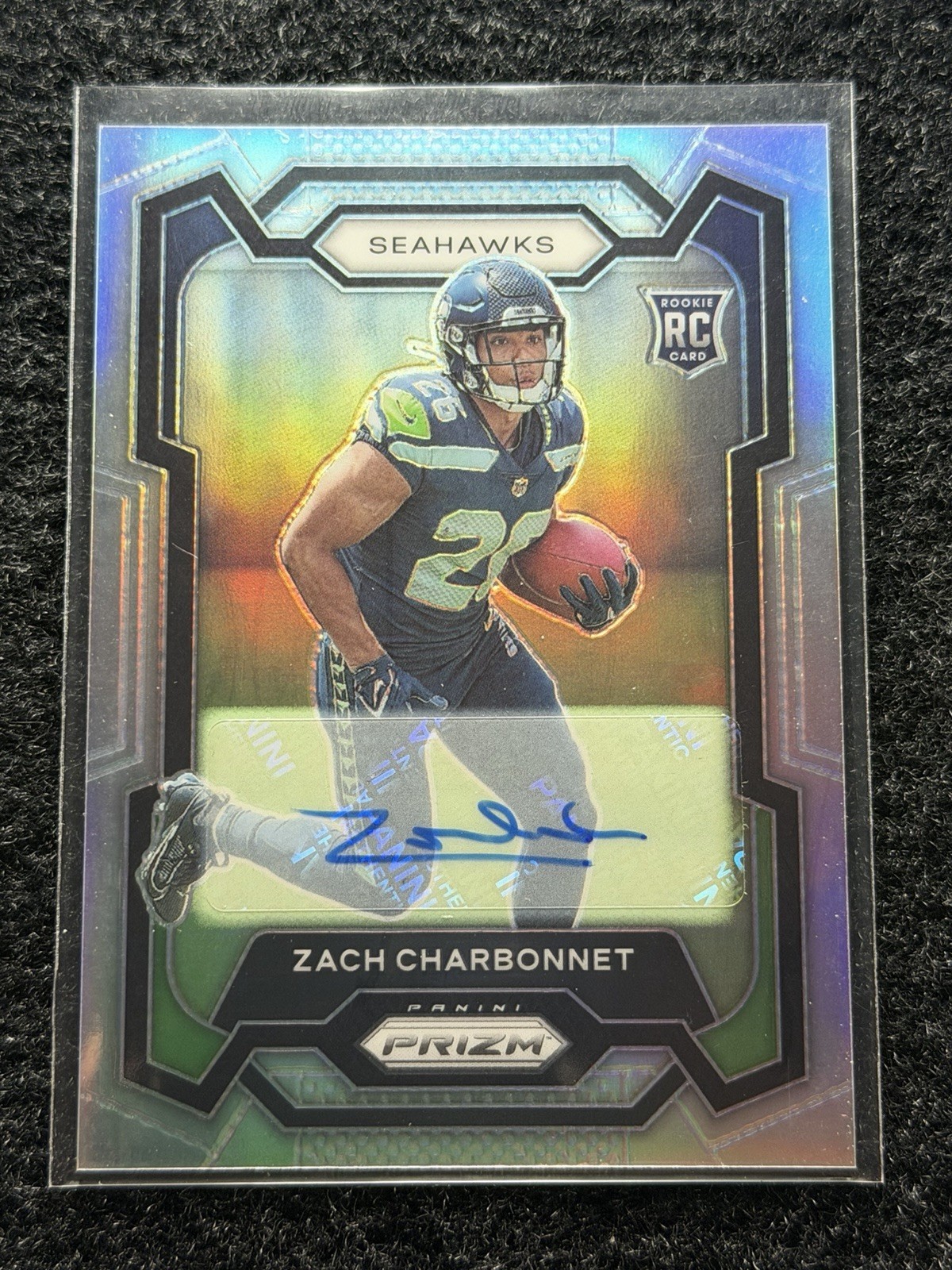 ZACH CHARBONNET 2023 Panini Prizm Silver Prizm Autograph Rookie #392 Auto RC