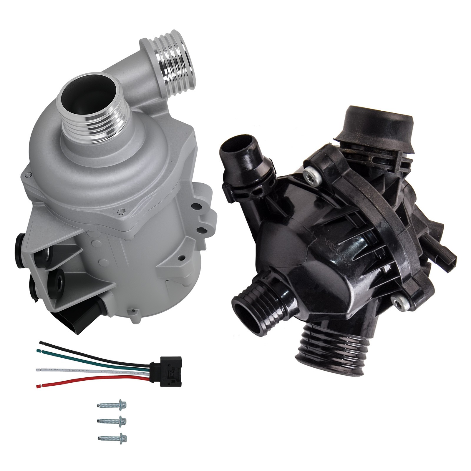 Electric Water Pump + Thermostat for BMW 3 325i 330i 523i 5 523i 525i 530i