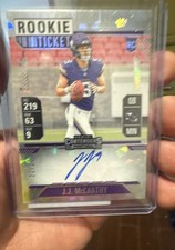 2024 Panini Contenders RookieTicket RPS J.J. McCarthy#101 Cracked Ice Ticket /23