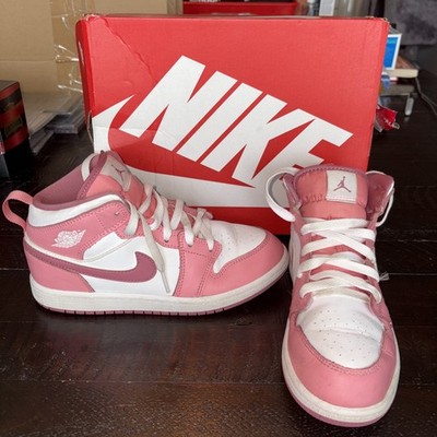 Nike Air Jordan Mid PS Preschool Valentine Day Pink- Size y
