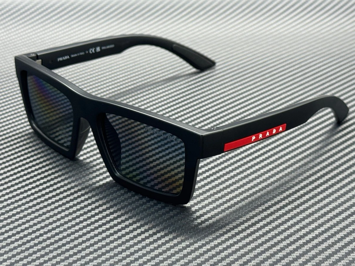 Prada Matte Gray Geometric Sunglasses with Dark Lenses PRADA Geometric Sunglasses for Men for sale | eBay main image 4