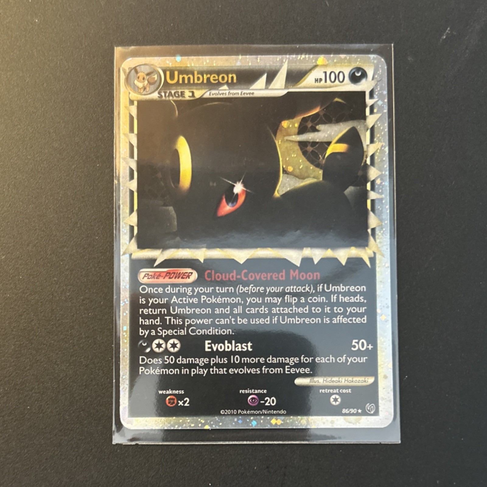 Umbreon (Prime) 86/90 Ultra Rare Holo Undaunted Pokémon Card
