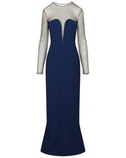 Stella Mccartney Myah Embellished Silk-Lined Gown Women's Blue 36