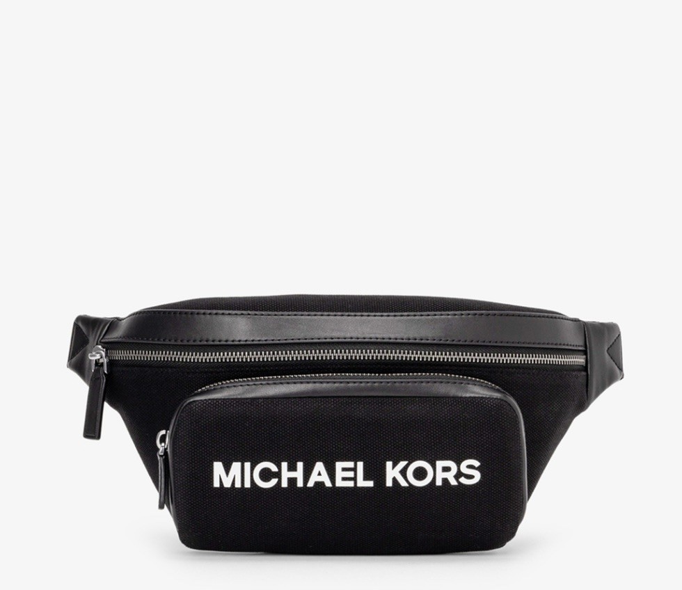 MICHAEL KORS OUTLET MENS COOPER Utility Belt Bag 37S5LCOY9O1 Black