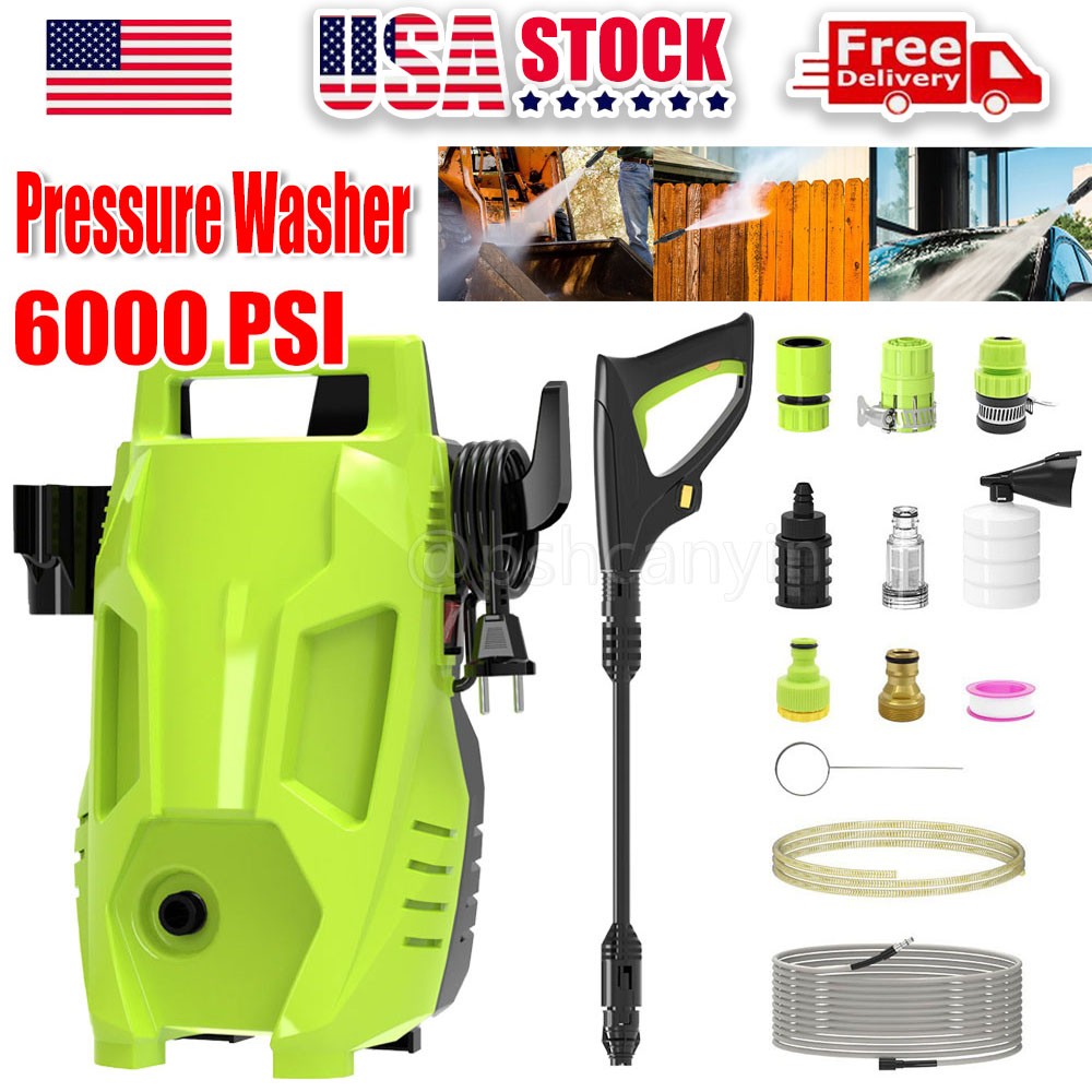 6000 PSI Electric Pressure Washer High Pressure Washer Porta