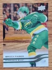 2025 26 Upper Deck Brock Faber Clear Cut #334 Minnesota Wild