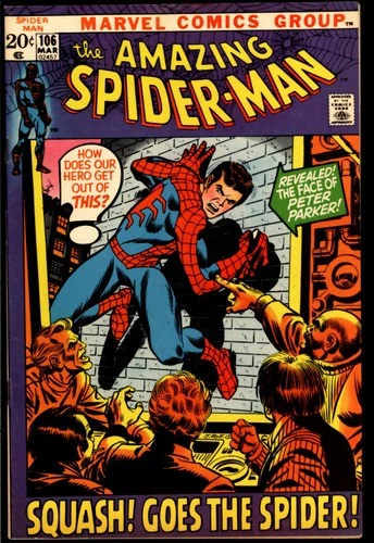 Amazing Spider-Man #106 Marvel 1972 (VF/NM) 1st Spider-Slayer MK IV L@@K!