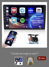 Hikity 8 Core 4+64G Android 13 Car Stereo [Support SIM Card] Double Din Wireless