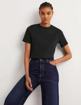 Boden - Perfect Cotton T-Shirt - Damen Oberteil Tee T-shirt Basic NEU L