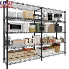 Heavy Duty Metal Shelving Unit Adjustable Storage Rack Garage Basement US