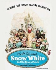 Disney - Snow White and the Seven Dwarfs Mini Movie Poster (8"x10")