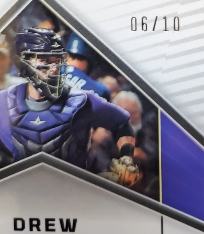 2023 Obsidian Autographs Drew Romo Yellow Electric Etch Auto SSP 6/10 Rockies - Image 3 of 3