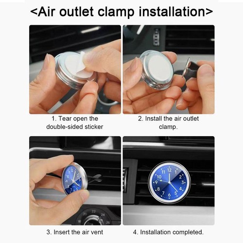 Universal Car Dash Clock Luminous Quartz Watch Ornament♤ - Picture 9 of 10