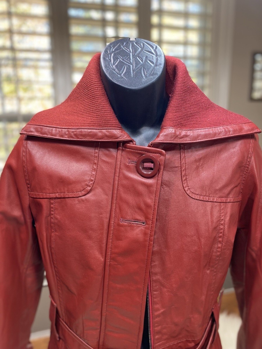 4755 リーバイス レッド LR FILLED LONG COAT XL VEKDONE 2025 Clearance Extra Long Leather Jacket, Women PU