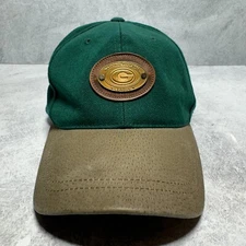 Vintage Green Bay Packers Annco Strapback Hat with Bronze Metal Badge Adjustable
