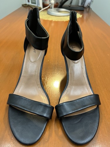 Style & Co Paycee Black Ankle Strap Open Toe Sandals Womens Size 11M - Picture 4 of 17