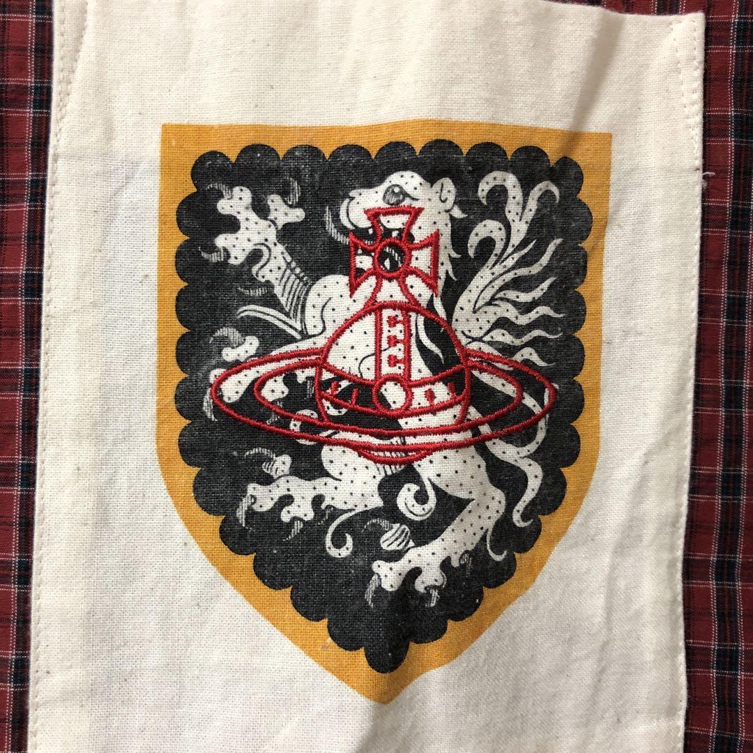 Vivienne Westwood Red Label Logo Pocket Check Shirt Size 2 Vivienne Westwood Red Label Logo Pocket Check Shirt Size 2