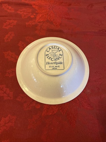 VTG 1970s Hearthside Casual Elegance Chablis Stoneware Salad Soup Bowl - Picture 2 of 4