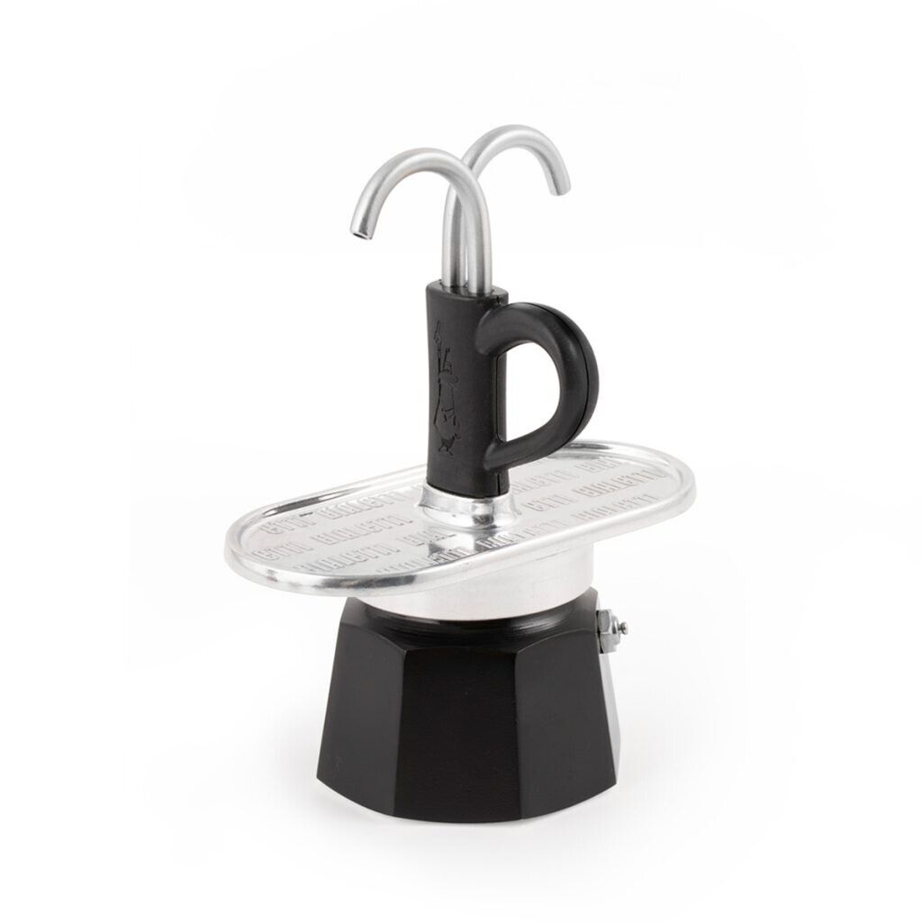 Bialetti Mini Express Moka 2 Cup Aluminium Double Stovetop Coffee Espresso Maker - Picture 3 of 8